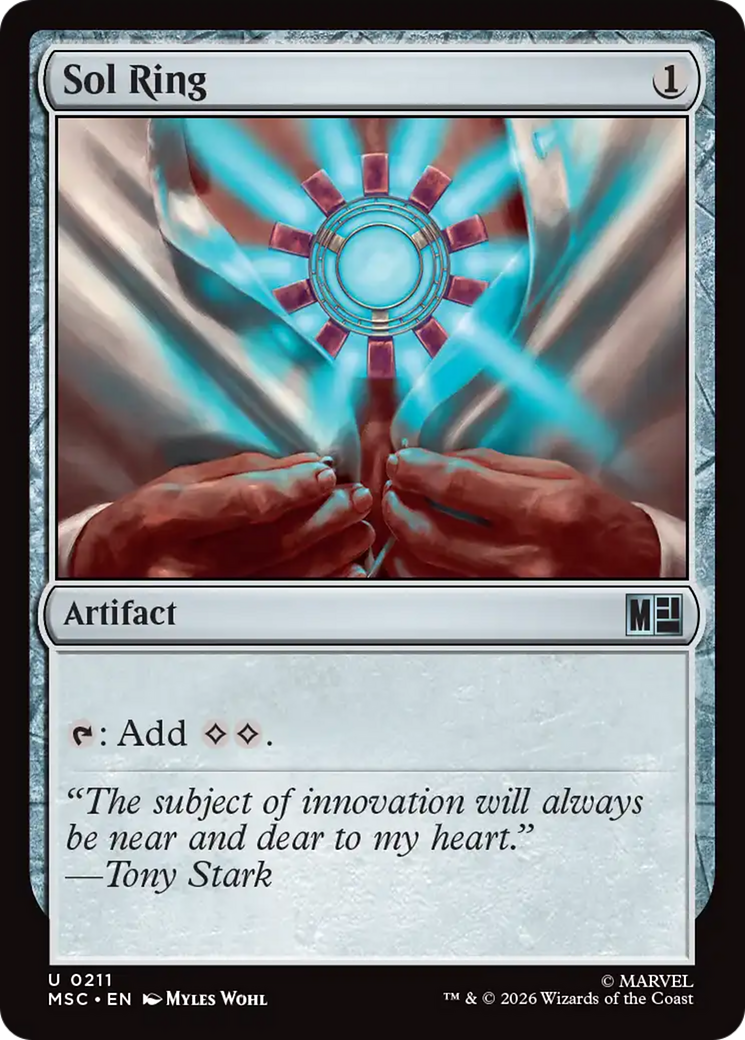 Sol Ring [Marvel Super Heroes Commander] | Exor Games New Glasgow