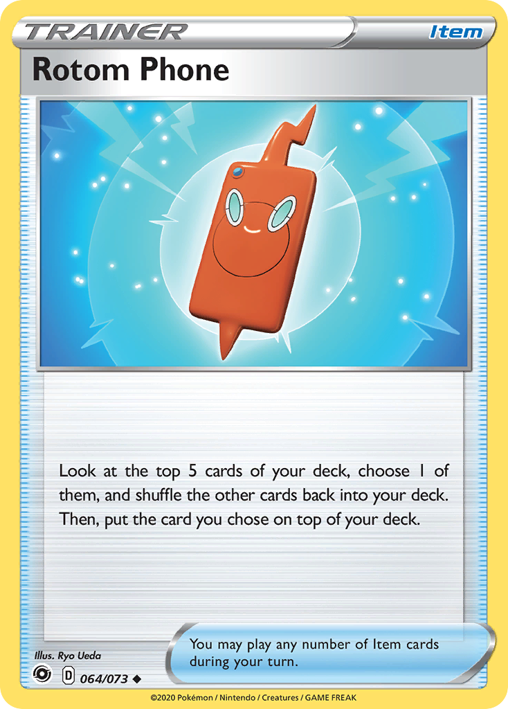 Rotom Phone (064/073) [Sword & Shield: Champion's Path] | Exor Games New Glasgow