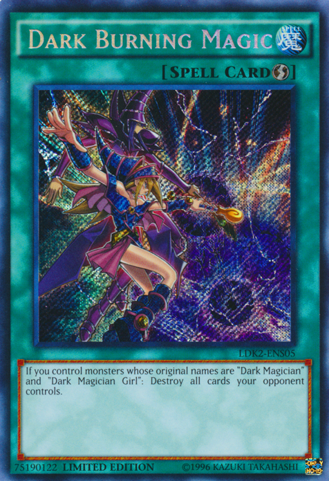 Dark Burning Magic [LDK2-ENS05] Secret Rare | Exor Games New Glasgow