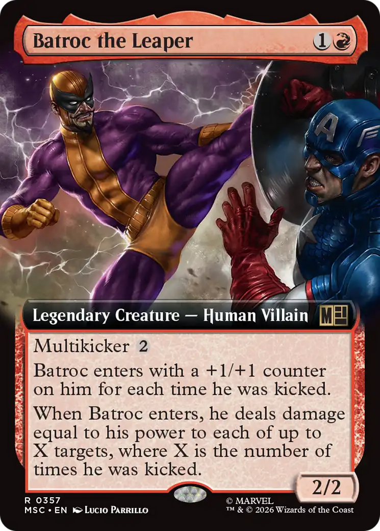 Batroc the Leaper (Extended Art) [Marvel Super Heroes Commander] | Exor Games New Glasgow