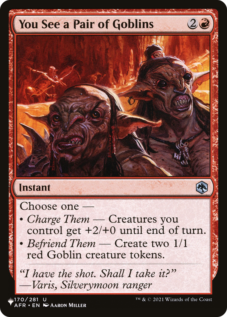 Dance with Goblins - Dance with Calamity [Secret Lair Drop Series] | Exor Games New Glasgow