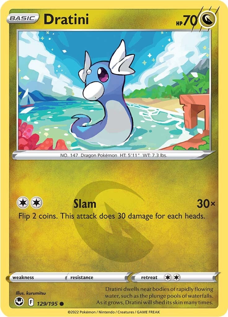 Dratini (129/195) [Sword & Shield: Silver Tempest] | Exor Games New Glasgow