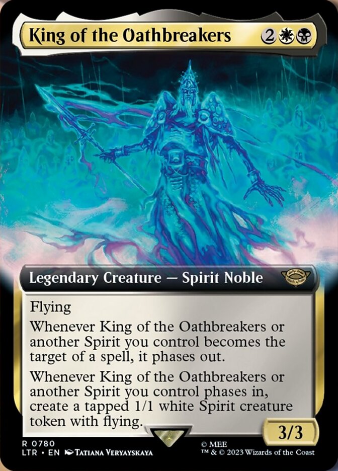 King of the Oathbreakers (Extended Art) (Surge Foil) [The Lord of the Rings: Tales of Middle-Earth] | Exor Games New Glasgow