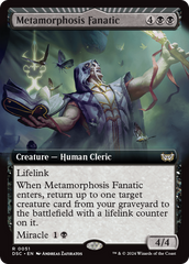 Metamorphosis Fanatic (Extended Art) [Duskmourn: House of Horror Commander] | Exor Games New Glasgow