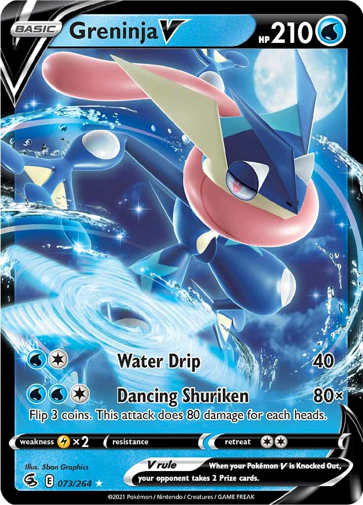 Greninja V (073/264) [Sword & Shield: Fusion Strike] | Exor Games New Glasgow