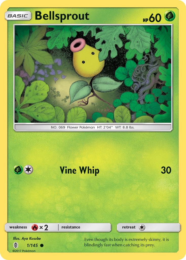 Bellsprout (1/145) [Sun & Moon: Guardians Rising] | Exor Games New Glasgow