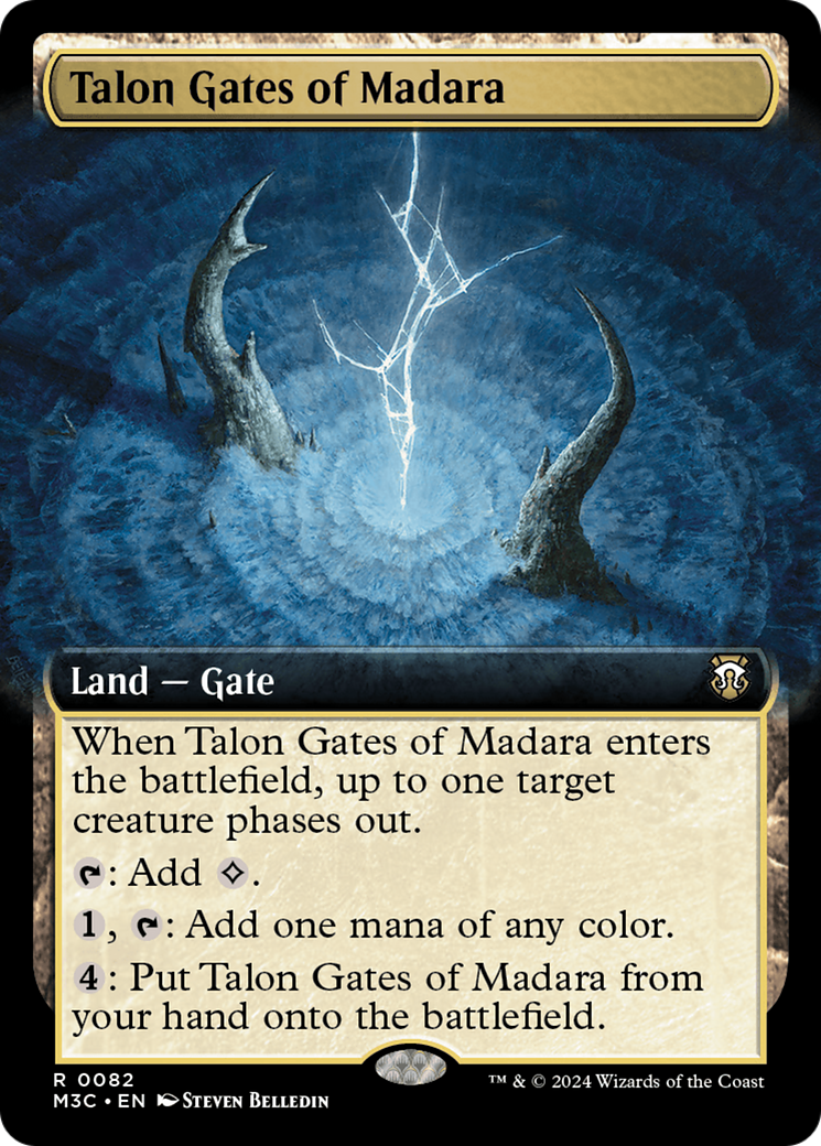 Talon Gates of Madara (Extended Art) (Ripple Foil) [Modern Horizons 3 Commander] | Exor Games New Glasgow