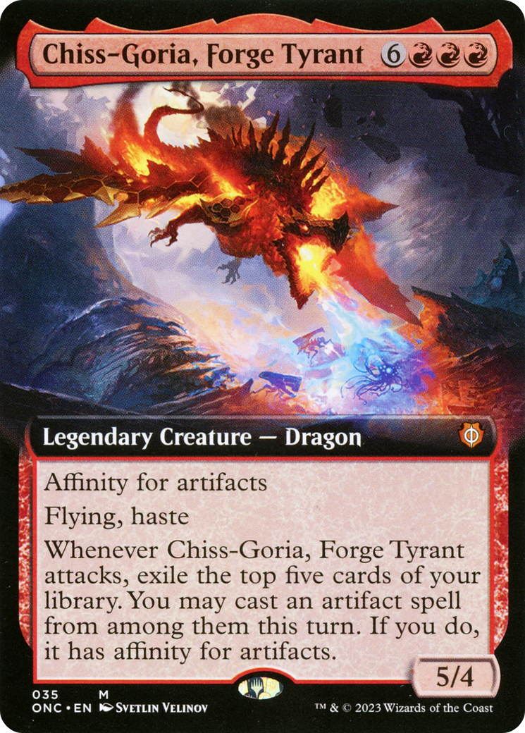 Chiss-Goria, Forge Tyrant (Extended Art) [Phyrexia: All Will Be One Commander] | Exor Games New Glasgow