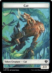 Treasure // Cat (0005) Double-Sided Token [Commander Masters Tokens] | Exor Games New Glasgow