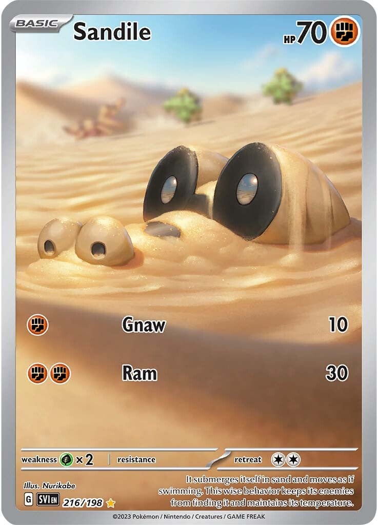 Sandile (216/198) [Scarlet & Violet: Base Set] | Exor Games New Glasgow