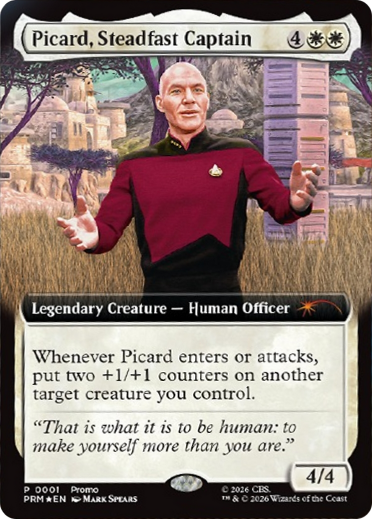 Picard, Steadfast Captain (Extended Art) [Media Promos] | Exor Games New Glasgow
