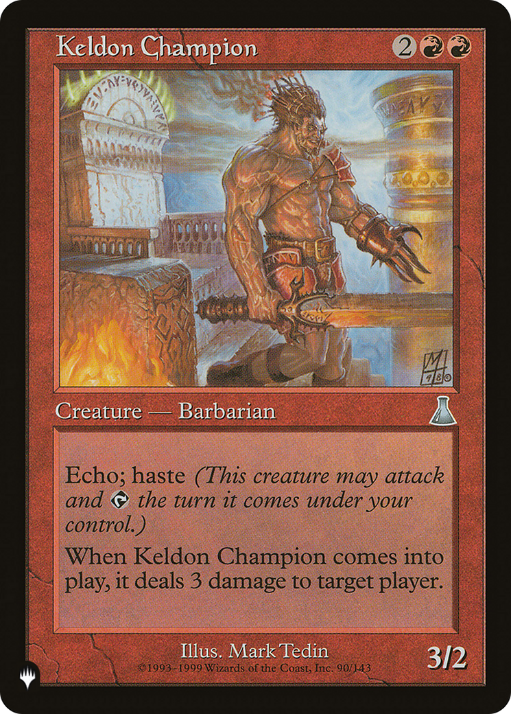 Keldon Champion [The List Reprints] | Exor Games New Glasgow