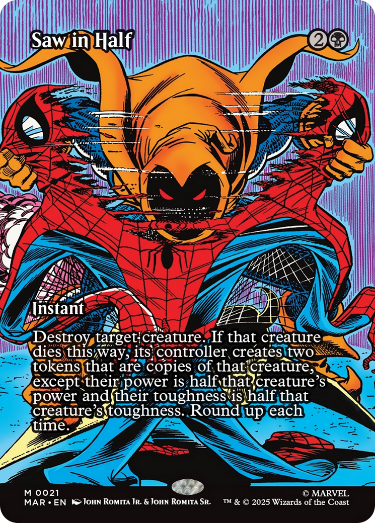 Saw in Half (Borderless) [Marvel's Spider-Man: Eternal-Legal] | Exor Games New Glasgow