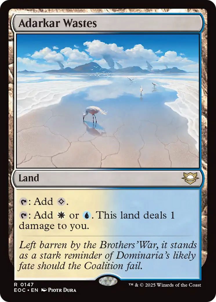 Adarkar Wastes [Edge of Eternities Commander] | Exor Games New Glasgow