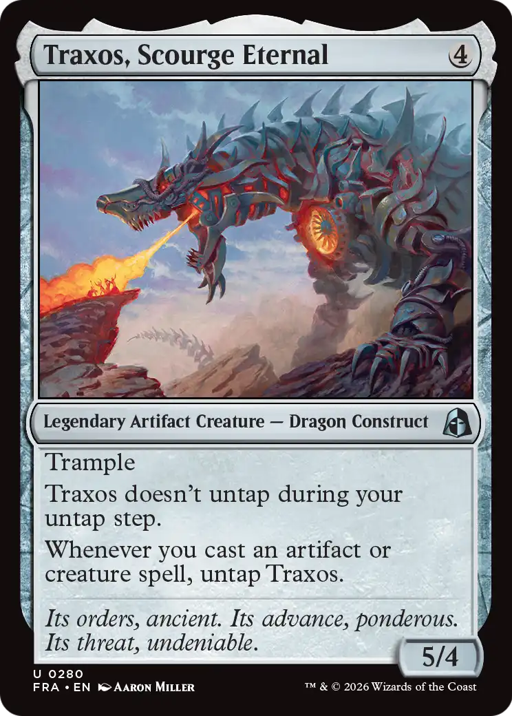 Traxos, Scourge Eternal [Reality Fracture] | Exor Games New Glasgow