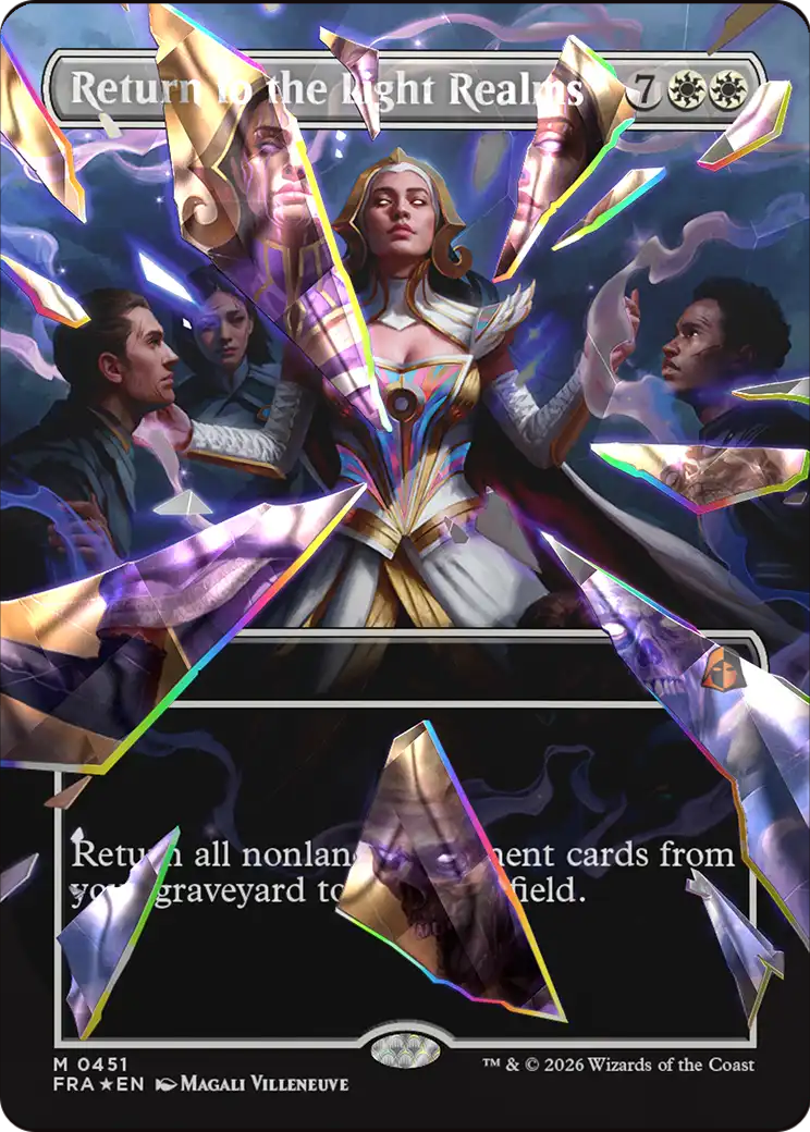 Return to the Light Realms (Borderless) (Facet Foil) (0415) [Reality Fracture] | Exor Games New Glasgow