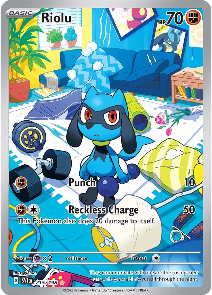 Riolu (215/198) [Scarlet & Violet: Base Set] | Exor Games New Glasgow