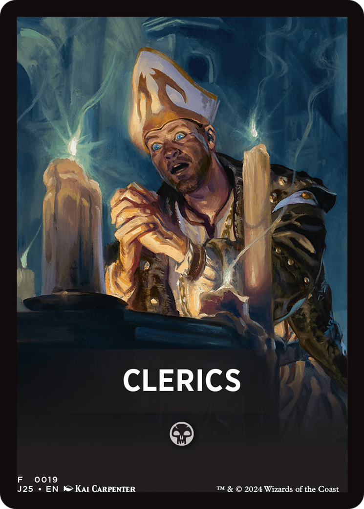 Clerics Theme Card [Foundations Jumpstart Front Cards] | Exor Games New Glasgow