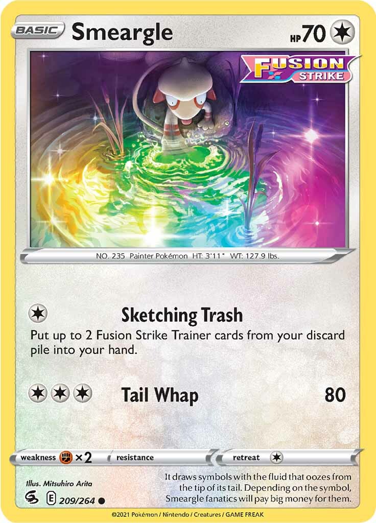 Smeargle (209/264) [Sword & Shield: Fusion Strike] | Exor Games New Glasgow