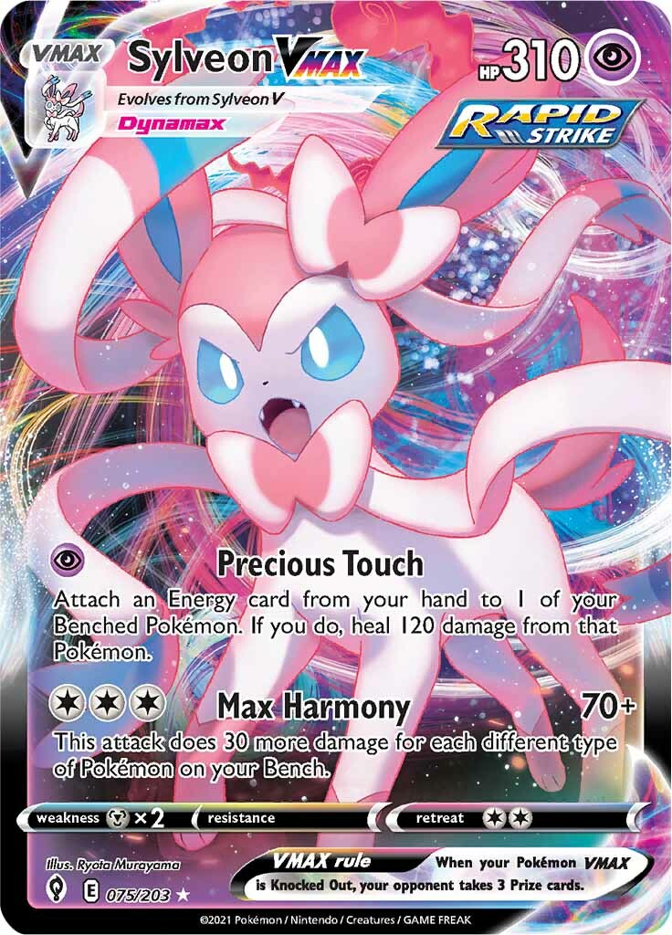 Sylveon VMAX (075/203) [Sword & Shield: Evolving Skies] | Exor Games New Glasgow