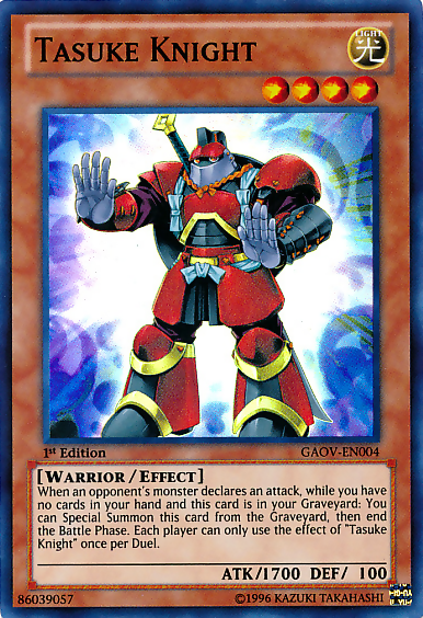 Tasuke Knight [GAOV-EN004] Super Rare | Exor Games New Glasgow