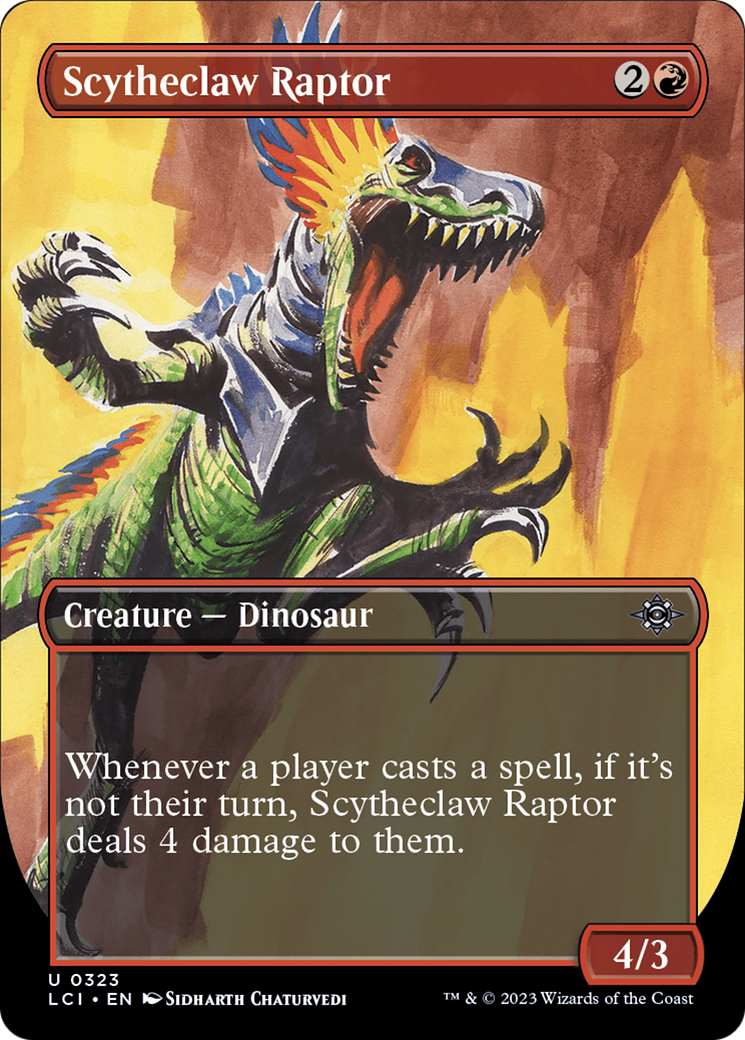 Scytheclaw Raptor (Borderless) [The Lost Caverns of Ixalan] | Exor Games New Glasgow