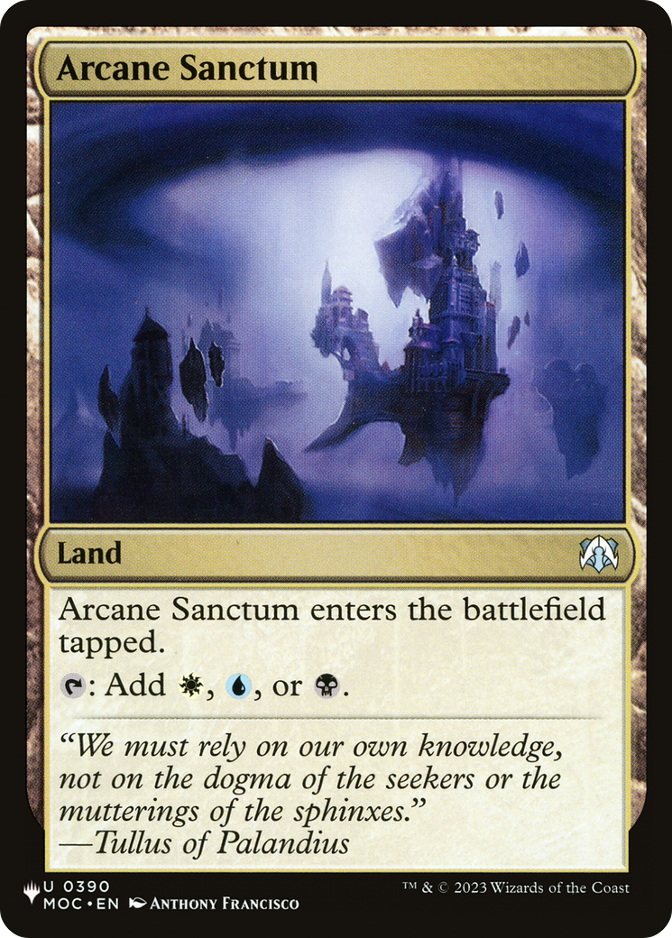 Arcane Sanctum (MOC) [The List] | Exor Games New Glasgow