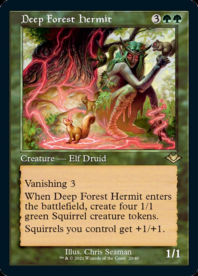 Deep Forest Hermit (Retro Foil Etched) [Modern Horizons] | Exor Games New Glasgow