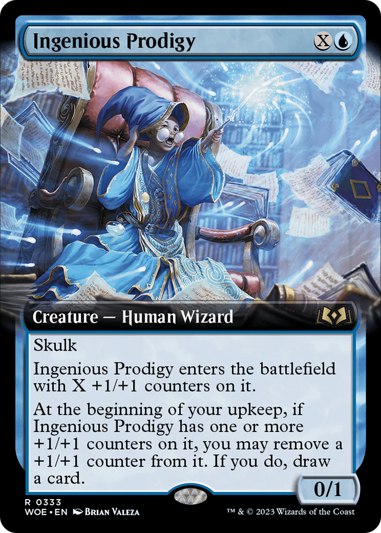 Ingenious Prodigy (Extended Art) [Wilds of Eldraine] | Exor Games New Glasgow