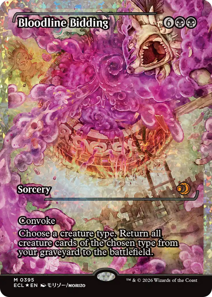 Bloodline Bidding (Showcase) (Fracture Foil) [Lorwyn Eclipsed] | Exor Games New Glasgow