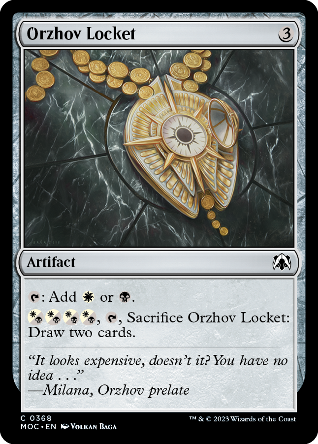 Orzhov Locket [March of the Machine Commander] | Exor Games New Glasgow