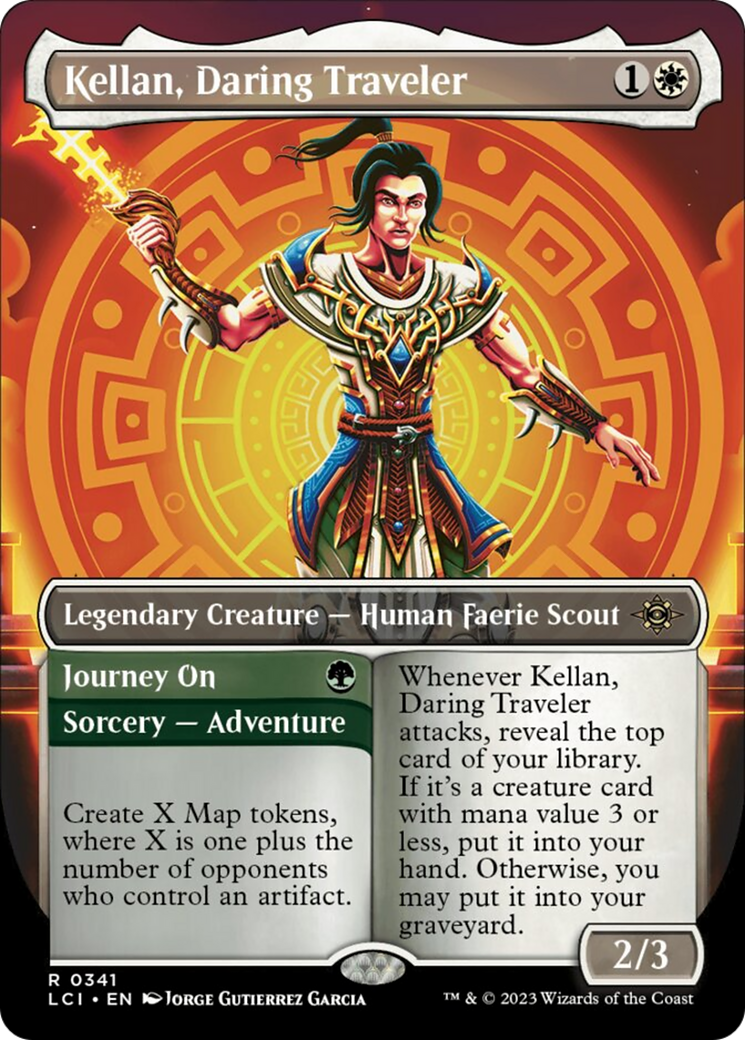 Kellan, Daring Traveler (Borderless) [The Lost Caverns of Ixalan] | Exor Games New Glasgow