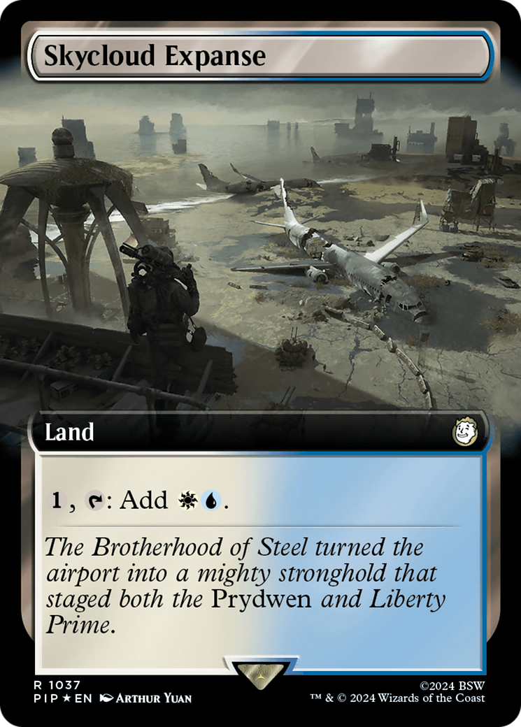 Skycloud Expanse (Extended Art) (Surge Foil) [Fallout] | Exor Games New Glasgow