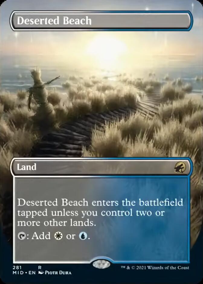 Deserted Beach (Borderless Alternate Art) [Innistrad: Midnight Hunt] | Exor Games New Glasgow