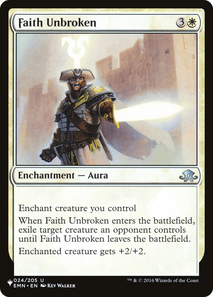 Faith Unbroken [The List Reprints] | Exor Games New Glasgow