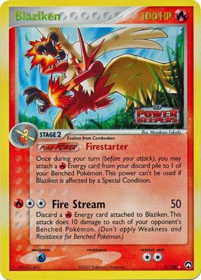 Blaziken (5/108) (Stamped) [EX: Power Keepers] | Exor Games New Glasgow