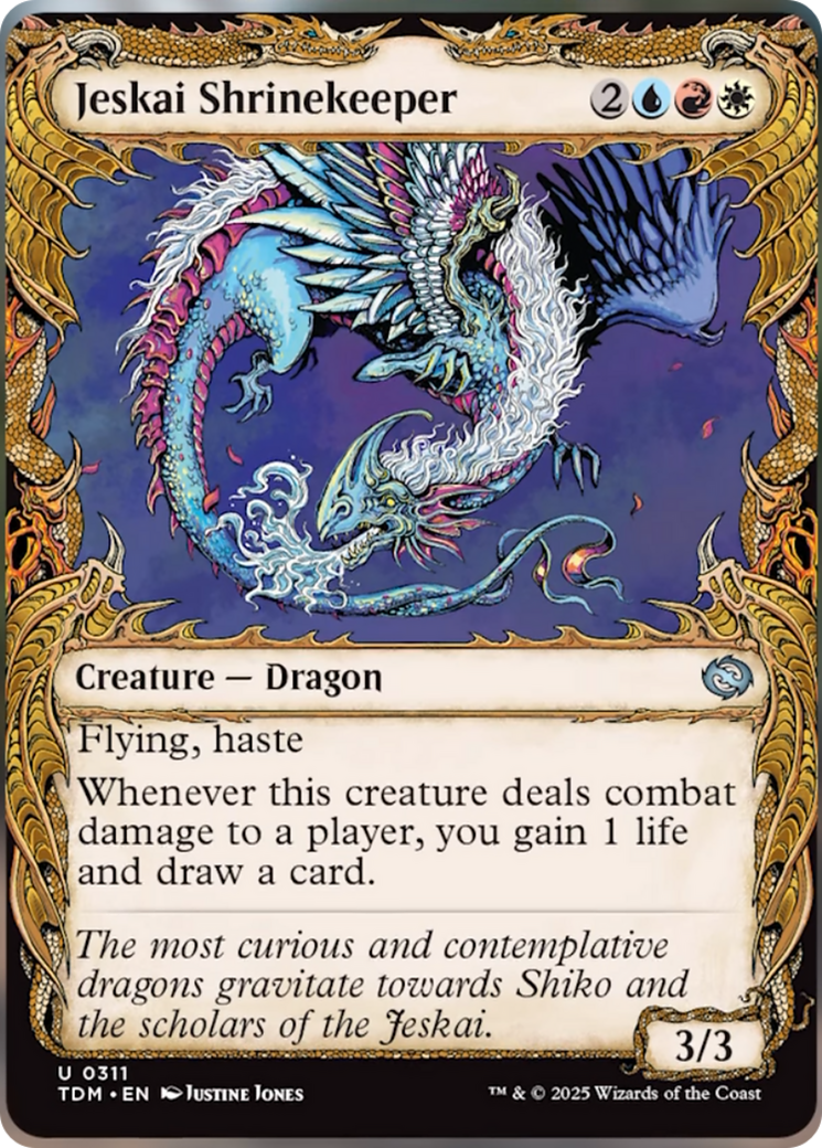 Jeskai Shrinekeeper (Showcase) [Tarkir: Dragonstorm] | Exor Games New Glasgow