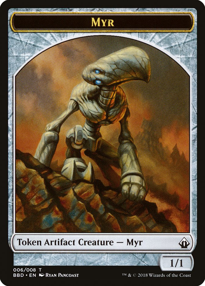 Myr Token [Battlebond Tokens] | Exor Games New Glasgow