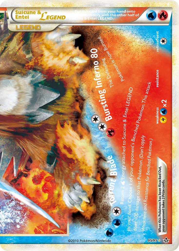 Suicune & Entei LEGEND (95/95) [HeartGold & SoulSilver: Unleashed] | Exor Games New Glasgow