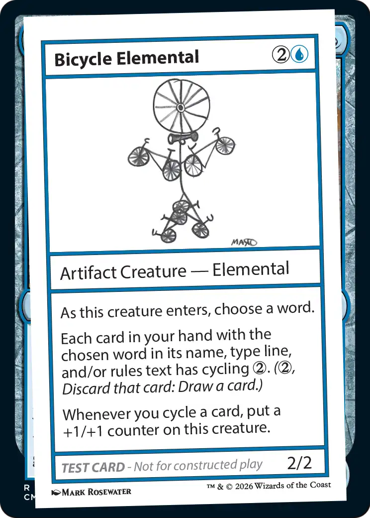 Bicycle Elemental [Mystery Booster Playtest Cards] | Exor Games New Glasgow