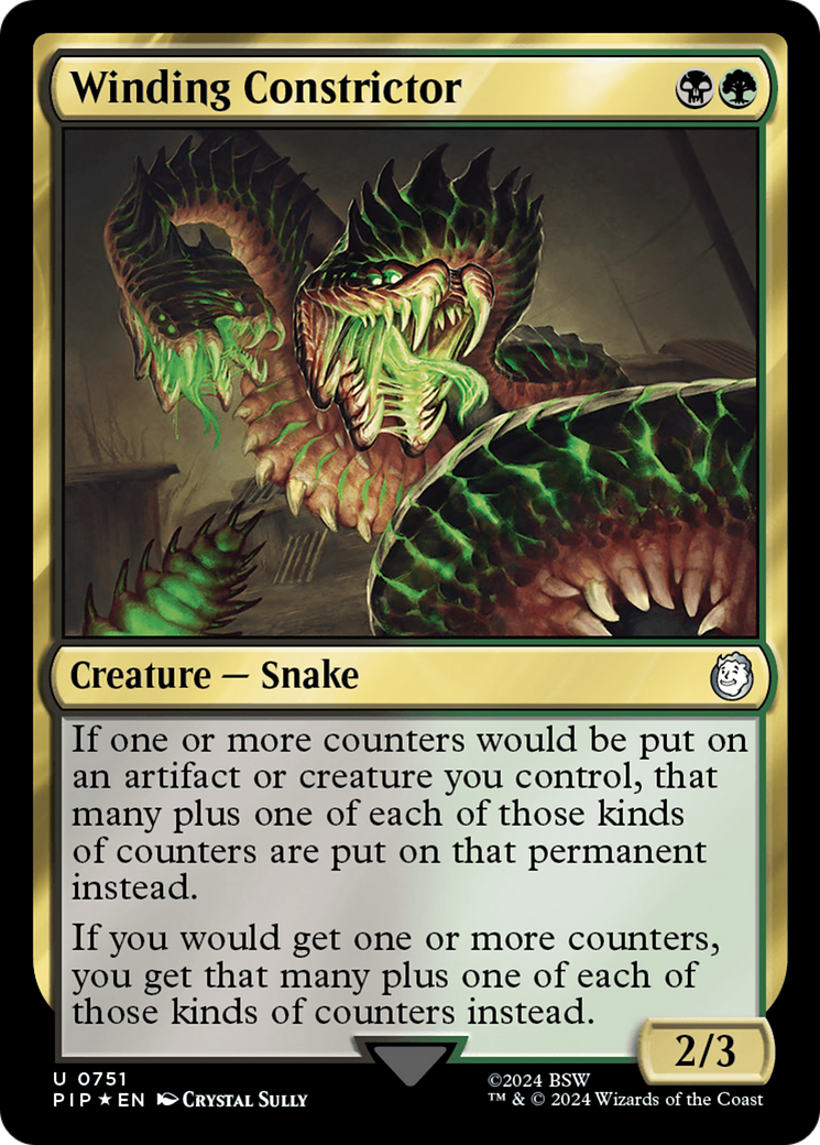 Winding Constrictor (Surge Foil) [Fallout] | Exor Games New Glasgow