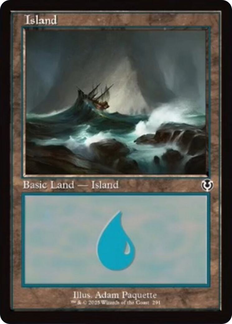 Island (291) (Retro Frame) [Innistrad Remastered] | Exor Games New Glasgow