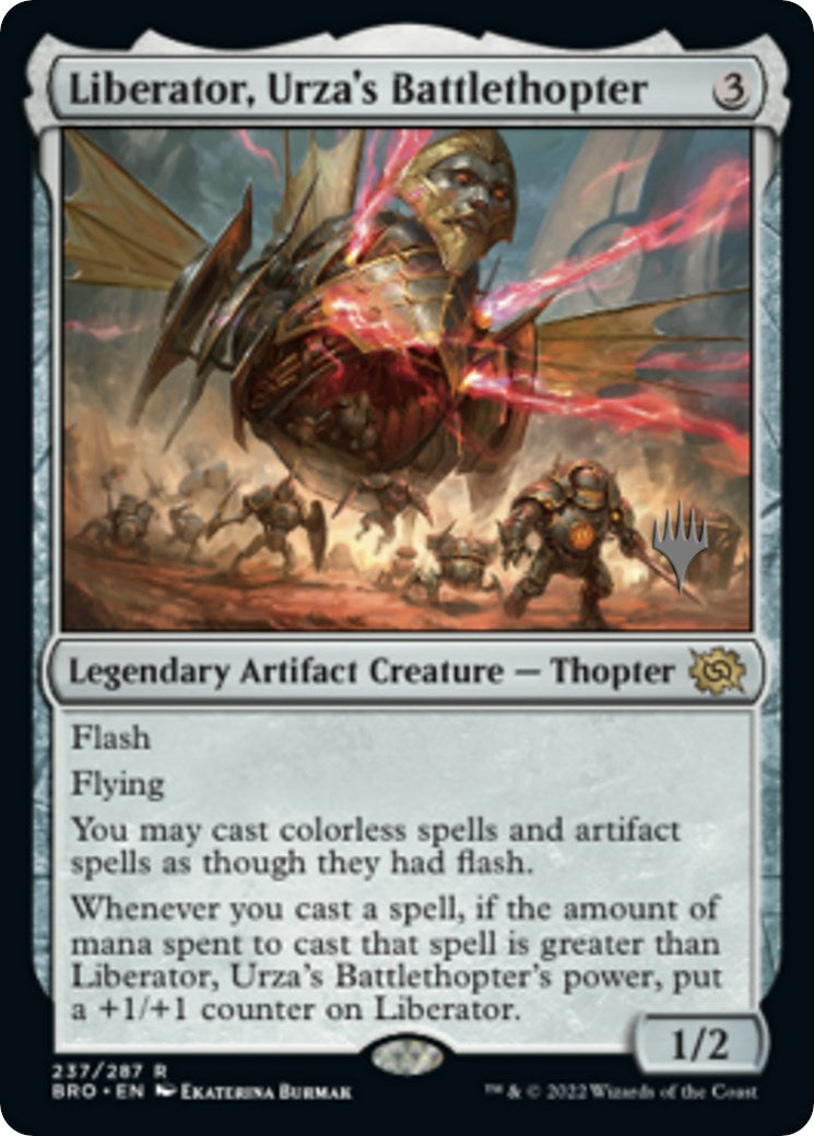 Liberator, Urza's Battlethopter (Promo Pack) [The Brothers' War Promos] | Exor Games New Glasgow