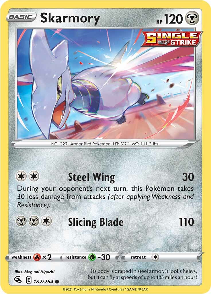 Skarmory (182/264) [Sword & Shield: Fusion Strike] | Exor Games New Glasgow