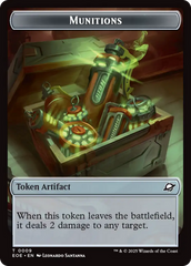 Robot // Munitions Double-Sided Token [Edge of Eternities Tokens] | Exor Games New Glasgow