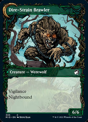 Tireless Hauler // Dire-Strain Brawler (Showcase Equinox) [Innistrad: Midnight Hunt] | Exor Games New Glasgow