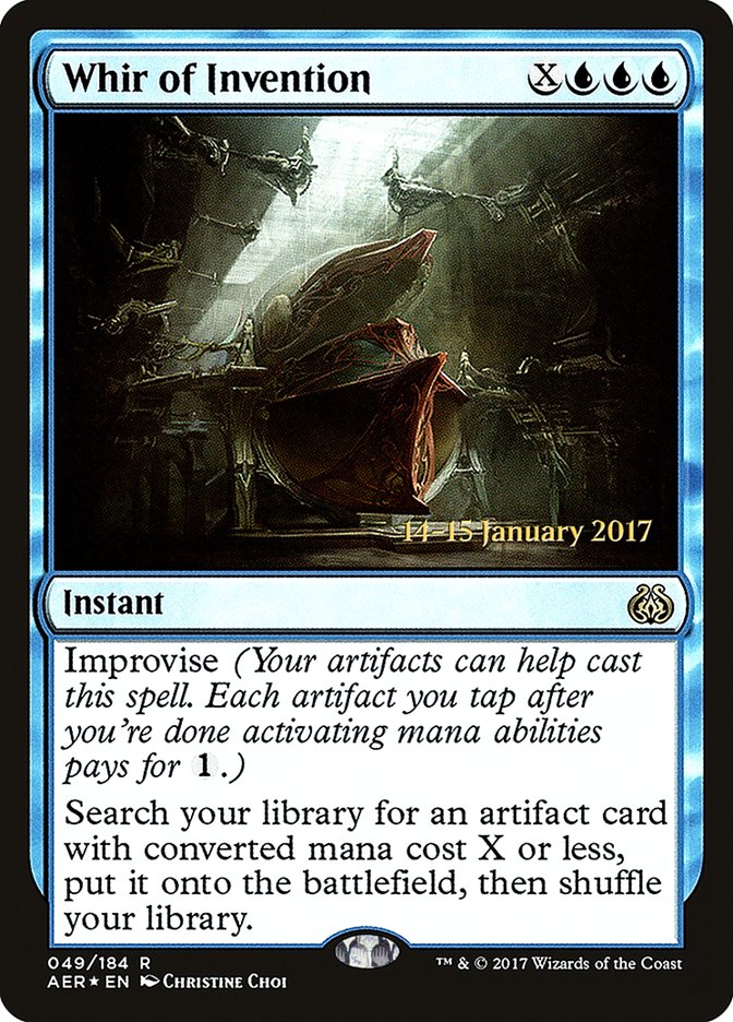 Whir of Invention [Aether Revolt Prerelease Promos] | Exor Games New Glasgow