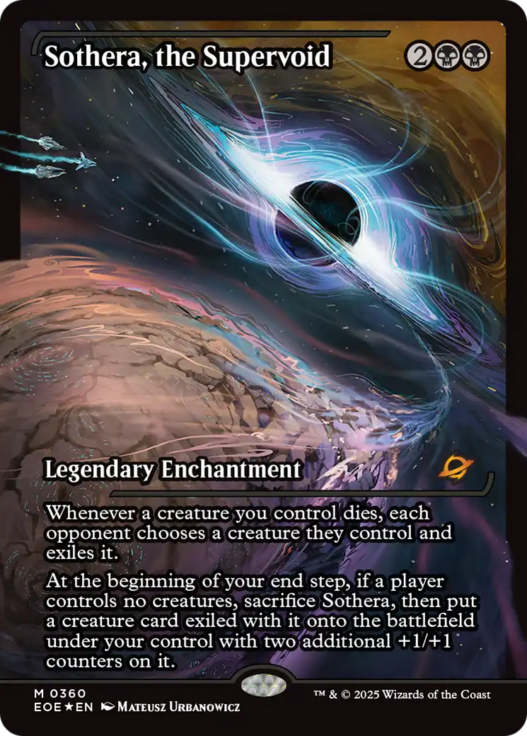 Sothera, the Supervoid (Showcase) [Edge of Eternities] | Exor Games New Glasgow