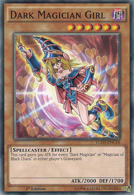 Dark Magician Girl [YGLD-ENC10] Common | Exor Games New Glasgow