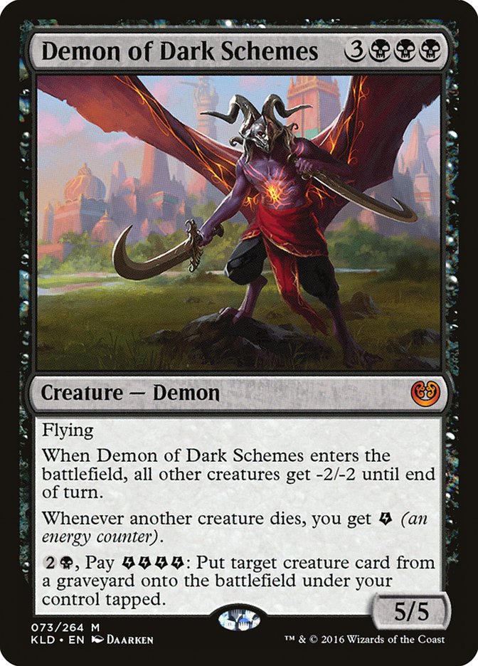 Demon of Dark Schemes [Kaladesh] | Exor Games New Glasgow